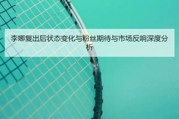 李娜复出后状态变化与粉丝期待与市场反响深度分析